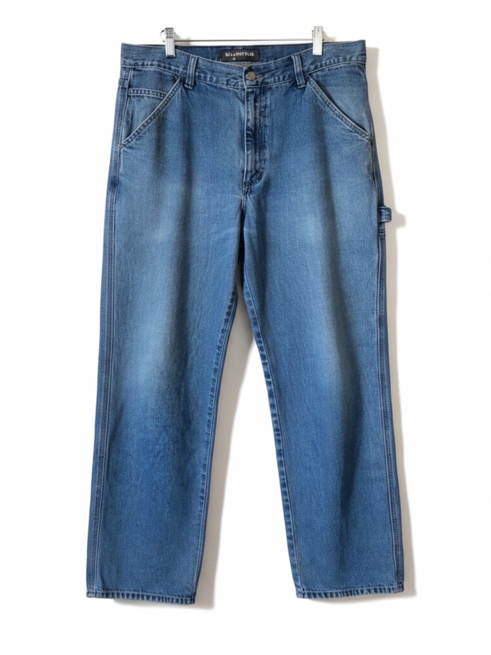 Levis SilverTab Carpenter JeanMens 33x32 Blue Denim Relaxed Straight‎ 44657-0740